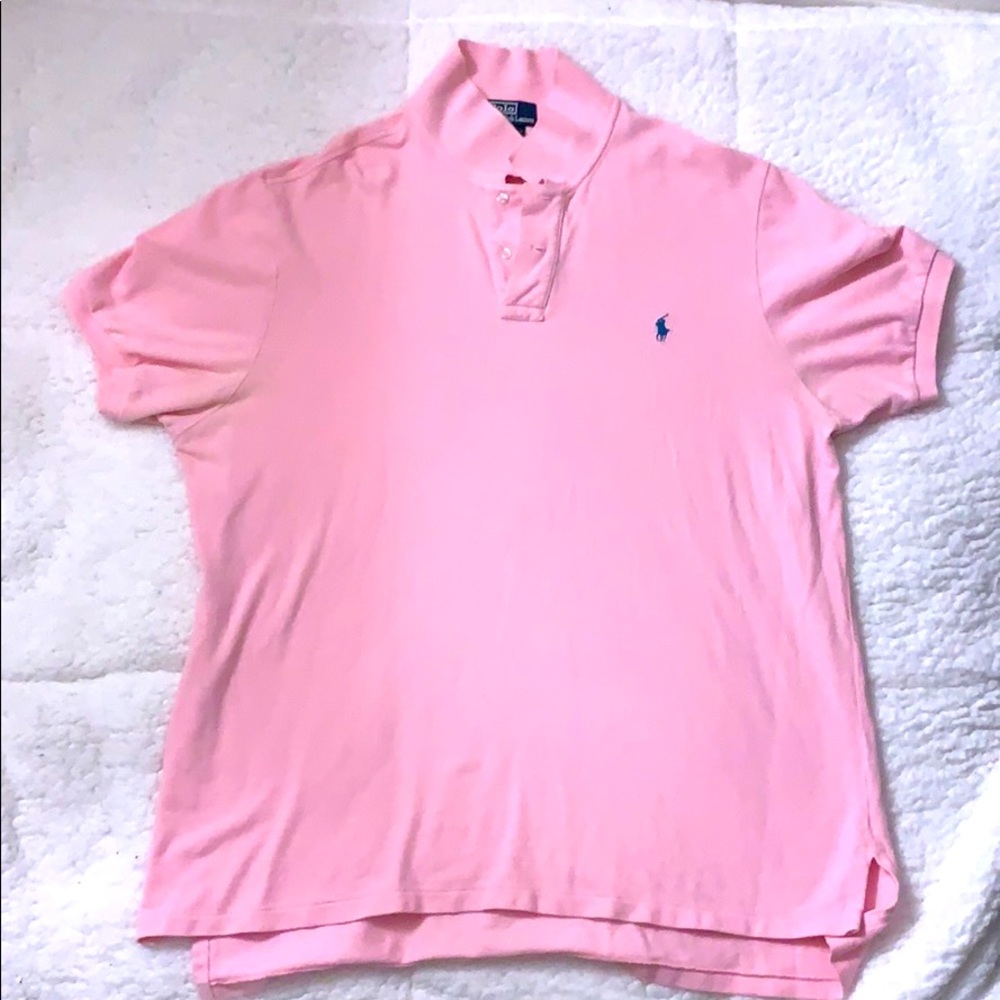Pink polo